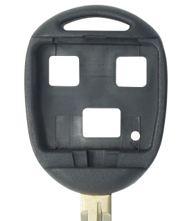 Coque clé 3 boutons Qualité supérieure pour Toyota Lame TOY43 Coque clé 3 boutons Qualité supérieure pour Toyota Lame TOY43