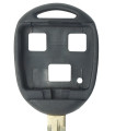 Coque clé 3 boutons Qualité supérieure pour Toyota Lame TOY43 Coque clé 3 boutons Qualité supérieure pour Toyota Lame TOY43