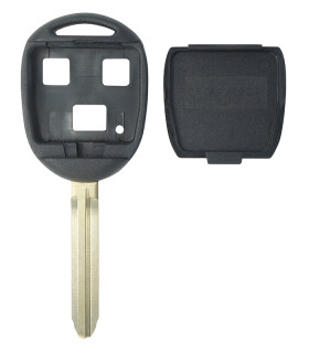 Coque clé 3 boutons Qualité supérieure pour Toyota Lame TOY43 Coque clé 3 boutons Qualité supérieure pour Toyota Lame TOY43