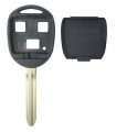 Coque clé 3 boutons Qualité supérieure pour Toyota Lame TOY43 Coque clé 3 boutons Qualité supérieure pour Toyota Lame TOY43