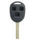 Coque clé 3 boutons Qualité supérieure pour Toyota Lame TOY48