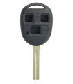 Coque clé 3 boutons Qualité supérieure pour Toyota Lame TOY48 Coque clé 3 boutons Qualité supérieure pour Toyota Lame TOY48
