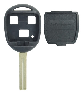 Coque clé 3 boutons Qualité supérieure pour Toyota Lame TOY48 Coque clé 3 boutons Qualité supérieure pour Toyota Lame TOY48