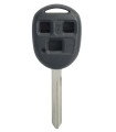 Coque clé 3 boutons Qualité supérieure pour Toyota Lame TOY47 Coque clé 3 boutons Qualité supérieure pour Toyota Lame TOY47