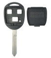 Coque clé 3 boutons Qualité supérieure pour Toyota Lame TOY47 Coque clé 3 boutons Qualité supérieure pour Toyota Lame TOY47