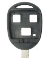 Coque clé 3 boutons Qualité supérieure pour Toyota Lame TOY47 Coque clé 3 boutons Qualité supérieure pour Toyota Lame TOY47