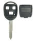 Coque clé 3 boutons Qualité supérieure pour Toyota Lame TOY41R
