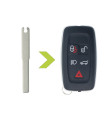 Lame de secours HU101 pour télécommande Jaguar Lame de secours HU101 pour télécommande Jaguar