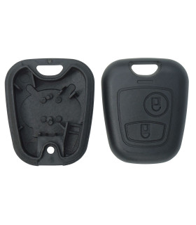Coque de clé 2 boutons Peugeot 107, 307 Citroen Berlingo, C1 C2, C3. Coque de clé 2 boutons Peugeot 107, 307 Citroen Berlingo, C1 C2, C3.