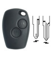 Coque de clé Renault 2 boutons pour  Dokker, Duster, Lodgy, Logan, Sandero Coque de clé Renault 2 boutons pour  Dokker, Duster, Lodgy, Logan, Sandero