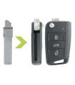 Lame HU66 pour plip Volkswagen Seat Skoda Lame HU66 pour plip Volkswagen Seat Skoda