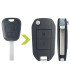 Coque de clé modifiée Peugeot 307, 307 CC et SW