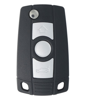 Coque clé BMW 3 boutons Lame HU92R modifiée compatible Série 3 E46, Série 5 E60/E61, X5 E53 (copie)