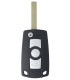 Coque clé BMW 3 boutons Lame HU92R modifiée compatible Série 3 E46, Série 5 E60/E61, X5 E53 (copie)