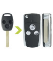 Coque clé modifiée Honda 3 boutons pour Accord (2003-2008), CR-V (2005-2006) Coque clé modifiée Honda 3 boutons pour Accord (2003-2008), CR-V (2005-2006)