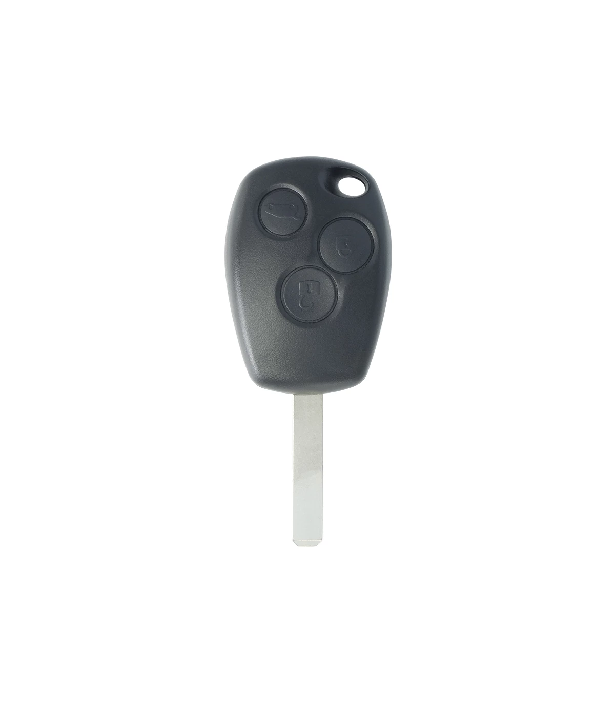 2 boutons voiture clé coque télécommande Fob housse vierge Fob pour Renault  Dacia Modus Clio 3 Twingo Kangoo 2 pas de Logo