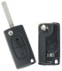 Coque compatible Peugeot / Citroën 2 boutons / 0536