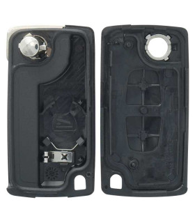 Coque compatible Peugeot / Citroën 2 boutons / 0536 Coque compatible Peugeot / Citroën 2 boutons / 0536