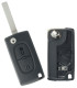 Coque de clé Peugeot 207, 307, 807, Partner, Citroen Berlingo, C2, C3, C8