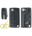 Coque de clé 3 boutons pour C4 (2004-2010), C4 Picasso (2006-2013), C5 (2009-2017), C6 (2006-2012) Coque de clé 3 boutons pour C4 (2004-2010), C4 Picasso (2006-2013), C5 (2009-2017), C6 (2006-2012)