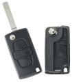 Coque clé Peugeot 4 boutons 1007 (2005-2009) Coque clé Peugeot 4 boutons 1007 (2005-2009)