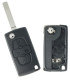 Coque de clé Peugeot 4 boutons 1007 (2005-2009)