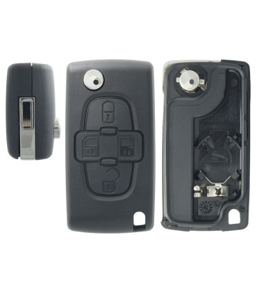 Coque de clé Citroën C8 (2002-2014) - Peugeot 1007 (2005-2009), 807 (2005-2014)