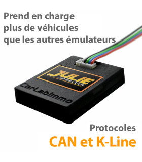 JULIE PRO émulateur universel  CAN et K-Line  CARLABIMMO JULIE PRO émulateur universel  CAN et K-Line  CARLABIMMO
