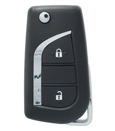 Coque de clé rétractable Toyota 2 boutons Lame VA2