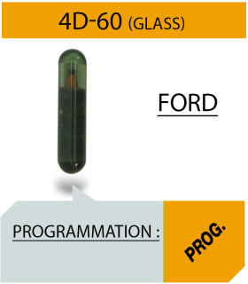 Transpondeur Programmation Texas 4D ID60 Glass