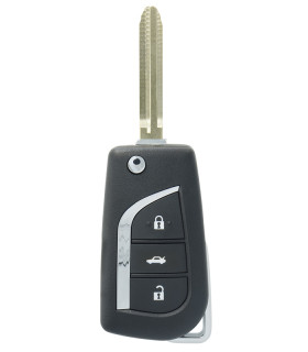 Coque Télécommande Toyota  3 boutons Lame TOY43 pile CR2032 Coque Télécommande Toyota  3 boutons Lame TOY43 pile CR2032