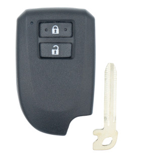 Coque de clé 2 boutons Toyota Aygo 2014-2021 Coque de clé 2 boutons Toyota Aygo 2014-2021