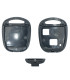 Coque de clé Toyota 2 boutons sans lame