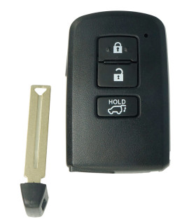 Télécommande Toyota 3 boutons mains libres RAV4  ID74H (88), BA2EQ Télécommande Toyota 3 boutons mains libres RAV4  ID74H (88), BA2EQ