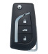 Télécommande 3 boutons compatible Peugeot - Citroën / Toyota