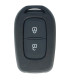 Télécommande Renault Dacia 2 boutons HU136 Puce 4A HITAG AES PCF7961M
