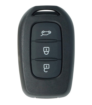 Télécommande 3 boutons Renault Dacia HU136  puce 4A HITAG AES - 805673071R - 998101619R