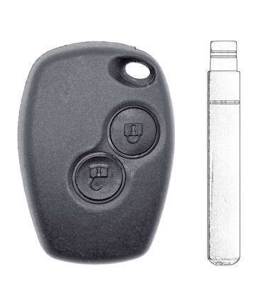 Télécommande 2 boutons PCF7947 / VA2  Renault Twingo II et Wind