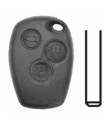 Télécommande 3 boutons PCF7947 / VA2 Renault Clio, Kangoo, Master, Modus
