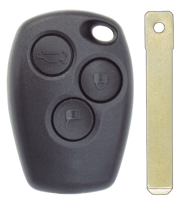 Télécommande 3 boutons AES 4A / VA2 Renault, Smart, Opel, Nissan 6000617395 - 93868096 - 805647402R - 805648885R - A4537607200