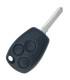 Télécommande 3 boutons 4A AES / HU179 Renault Dacia, 805673071R, 998101619R, 998108016R, 805672419R, 93868095