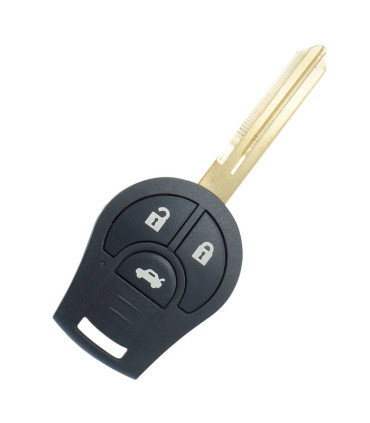 Télécommande 3 boutons compatible Nissan Micra 2010-2013, Juke 2010-2014