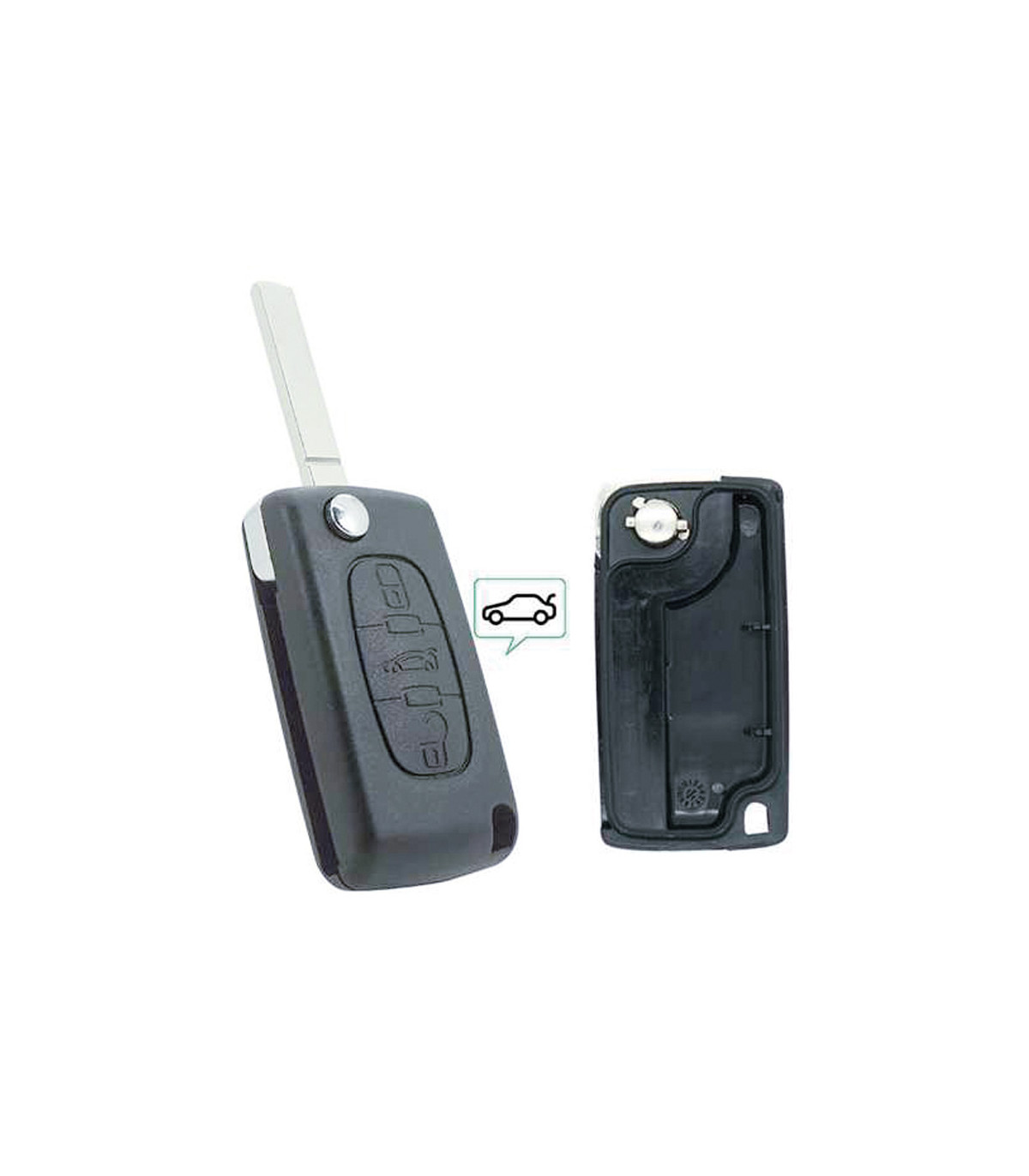 Poignée Boîte à Gants Noire Pour Peugeot 301, Partner, Citroën C2, C3, Berlingo - Référence 8218A3