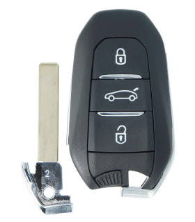 Télécommande Peugeot, Citroën ID46 Mains libres / PCF7945 / Hitag 2 - 98004801ZD Télécommande Peugeot, Citroën ID46 Mains libres / PCF7945 / Hitag 2 - 98004801ZD