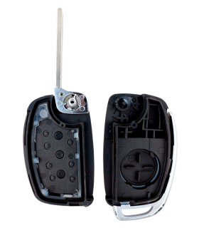 Coque de clé 3 boutons lame rétractable pour Hyundai et Kia 2013-2020 Coque de clé 3 boutons lame rétractable pour Hyundai et Kia 2013-2020