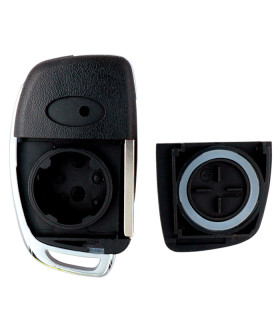 Coque de clé 3 boutons lame rétractable pour Hyundai et Kia 2013-2020 Coque de clé 3 boutons lame rétractable pour Hyundai et Kia 2013-2020
