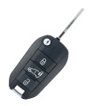 Télécommande compatible 4A AES Peugeot, Citroen après 2017 avec bouton coffre Télécommande compatible 4A AES Peugeot, Citroen après 2017 avec bouton coffre