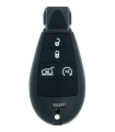 Télécommande 4 boutons Jeep Cherokee 2014-2019  PCF7961M AES 4A - GQ4-53T Télécommande 4 boutons Jeep Cherokee 2014-2019  PCF7961M AES 4A - GQ4-53T