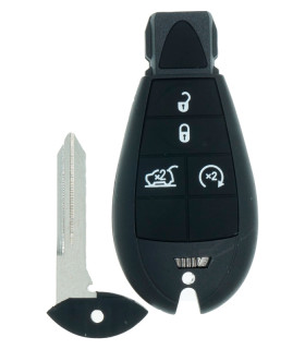 Télécommande 4 boutons Jeep Cherokee 2014-2019  PCF7961M AES 4A - GQ4-53T Télécommande 4 boutons Jeep Cherokee 2014-2019  PCF7961M AES 4A - GQ4-53T