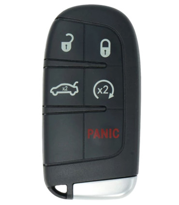 Télécommande 5 boutons compatible Chrysler 300, Jeep Grand Cherokee, Dodge Charger / Challenger / Dart